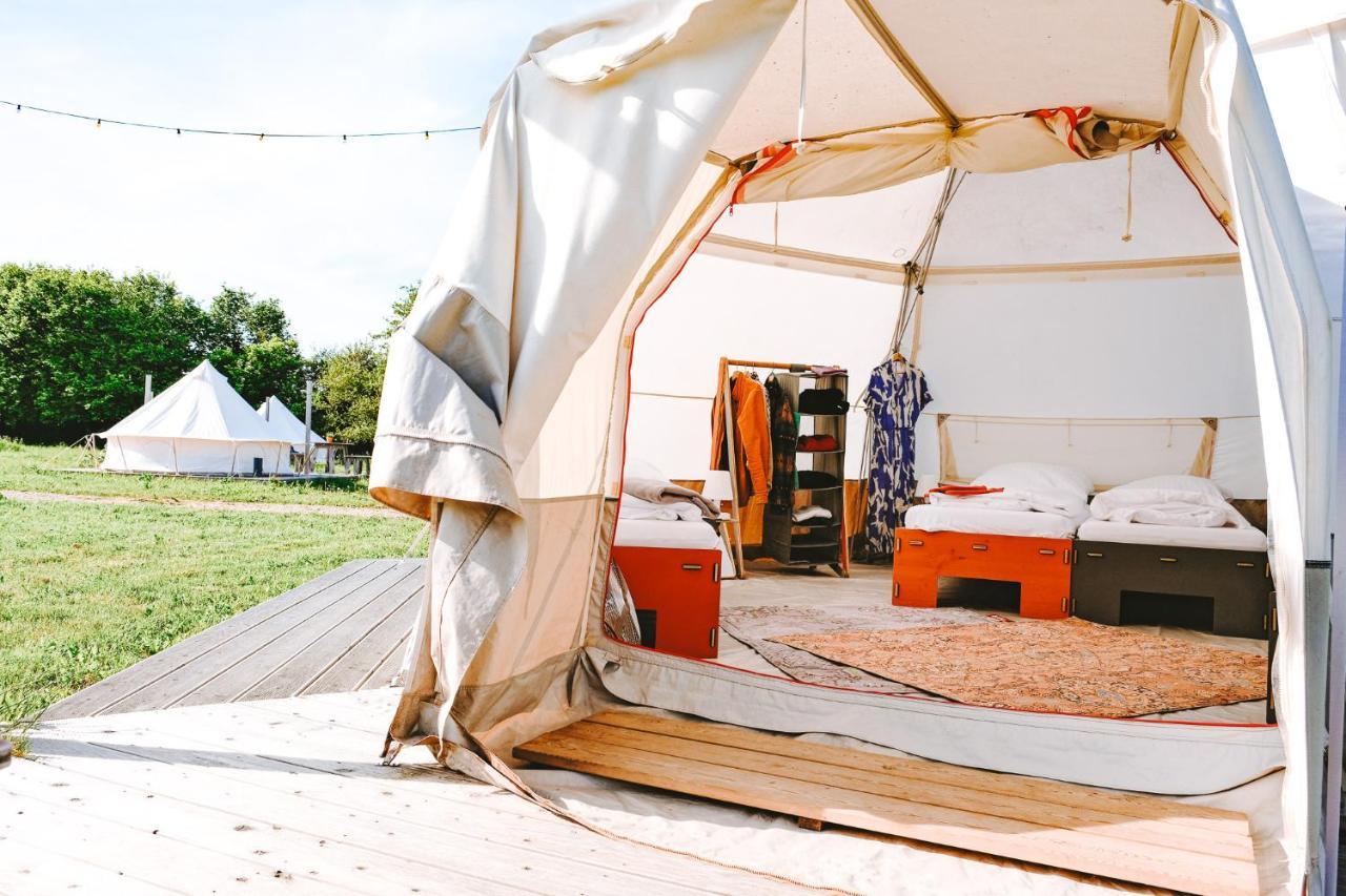 ホテル Domo Camp - Nature Glamping Hof Viehbrook Rendswuhren エクステリア 写真